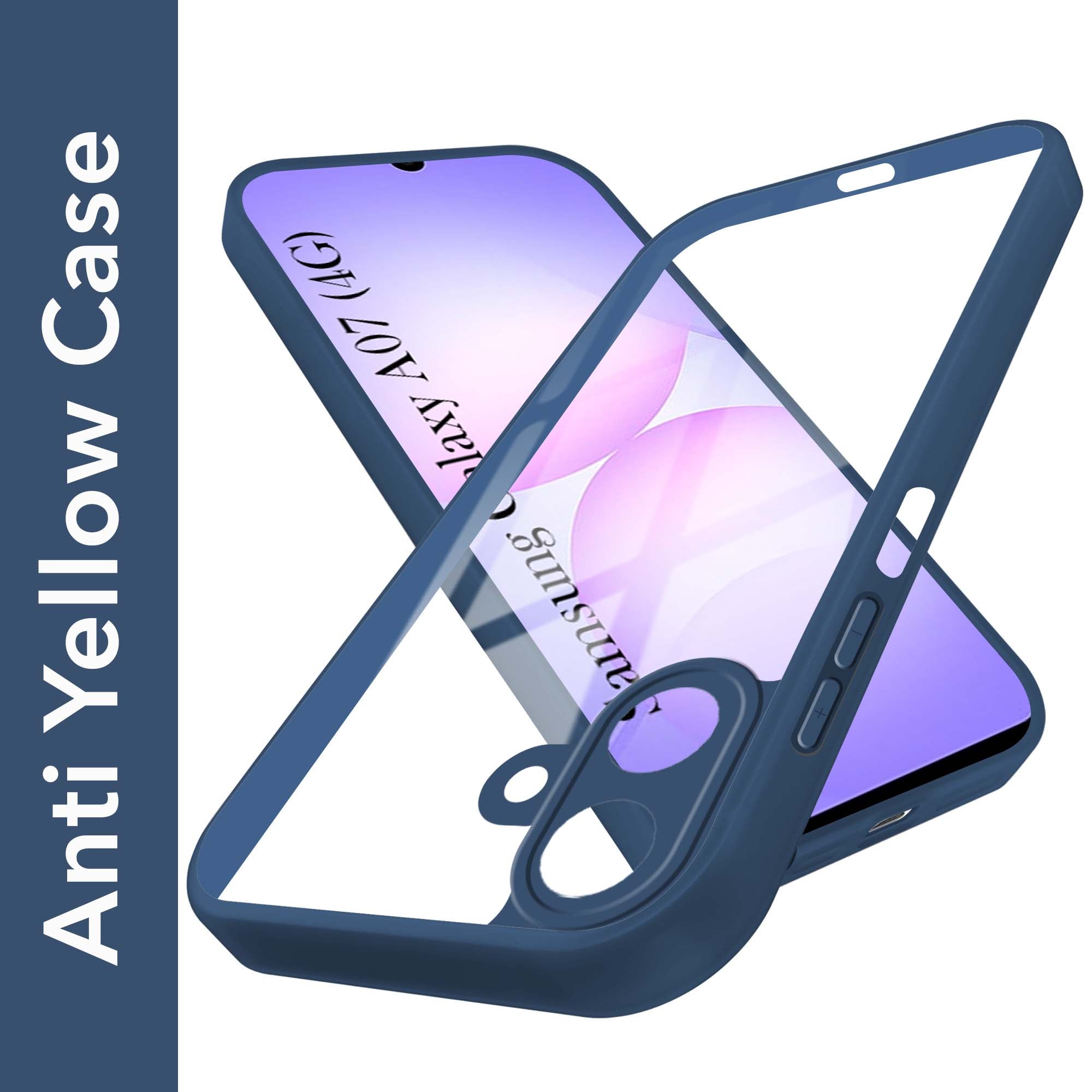 For Samsung Galaxy A07 4G Back Cover Case Ultra-Hybrid (Lifetime Anti Yellow | Anti Scratch | Crystal Clear Shockproof)