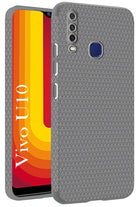 For Vivo U10  Back Cover Case (Liquid Silicone | Side Grip | Camera Protection)