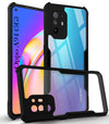 For Oppo A94 5G Back Cover Case (Shockproof with Polycarbonate Clear Panel | Professional Black)