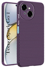 For Tecno Spark Go 1 Back Cover Case (Camera Protection | Side Grip Texture | Soft and Flexible)