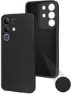 For Vivo T4x | Vivo Y31 Pro Back Cover Case (Matte Finish Silicone with Inside Fiber Cloth)