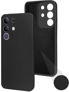 For Vivo T4x | Vivo Y31 Pro Back Cover Case (Matte Finish Silicone with Inside Fiber Cloth)
