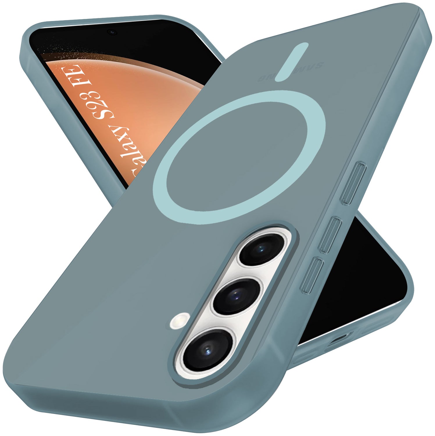 For Samsung Galaxy S23 FE 5G Back Cover Case (Frosted Matte Feel | MagSafe Compatible Wireless Charging | Polycarbonate Material)