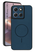 For Motorola Moto G86 Power Back Cover Case PU Leather (Texture Grip Design | Professional Minimalist | Camera Protection | Soft and Flexible)
