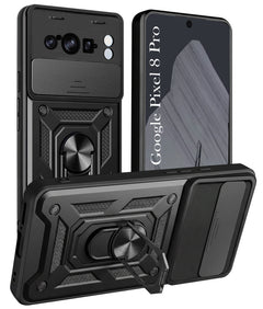 For Google Pixel 8 Pro Back Cover Case (Hybrid Dual Armor Polycarbonate)