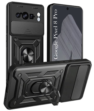 For Google Pixel 8 Pro Back Cover Case (Hybrid Dual Armor Polycarbonate)
