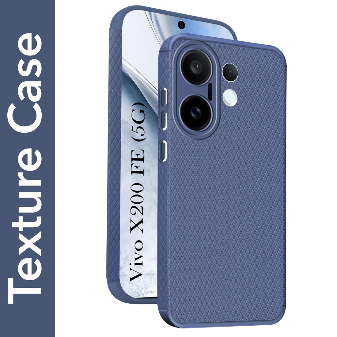 For Vivo X200 FE Back Cover Case (Liquid Silicone | Side Grip | Camera Protection)