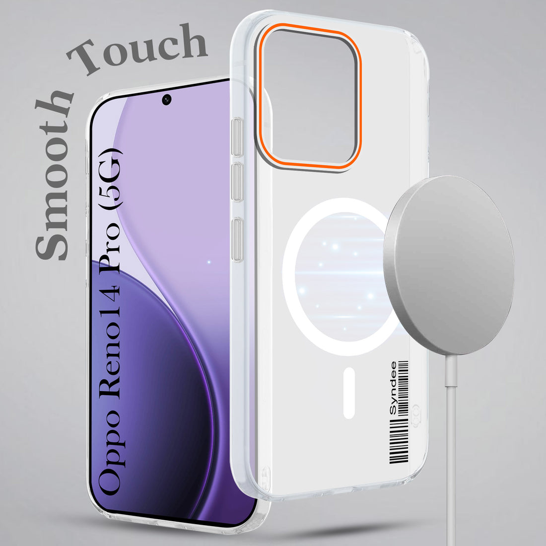 For Oppo Reno14 Pro 5G | Oppo Reno 14 Pro 5G Back Cover Case (Soft Touch | Camera Bump Protection | MagSafe Compatible | Matte Finish)