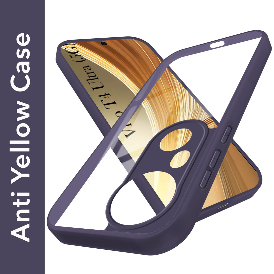 For Vivo T4 Ultra Back Cover Case (Lifetime Anti Yellow | Anti Scratch | Crystal Clear Shockproof)