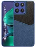 For Motorola Moto Edge 60 Stylus Back Cover Case (Dual PU Leather Stitch | Professional Minimalist | Soft and Flexible)