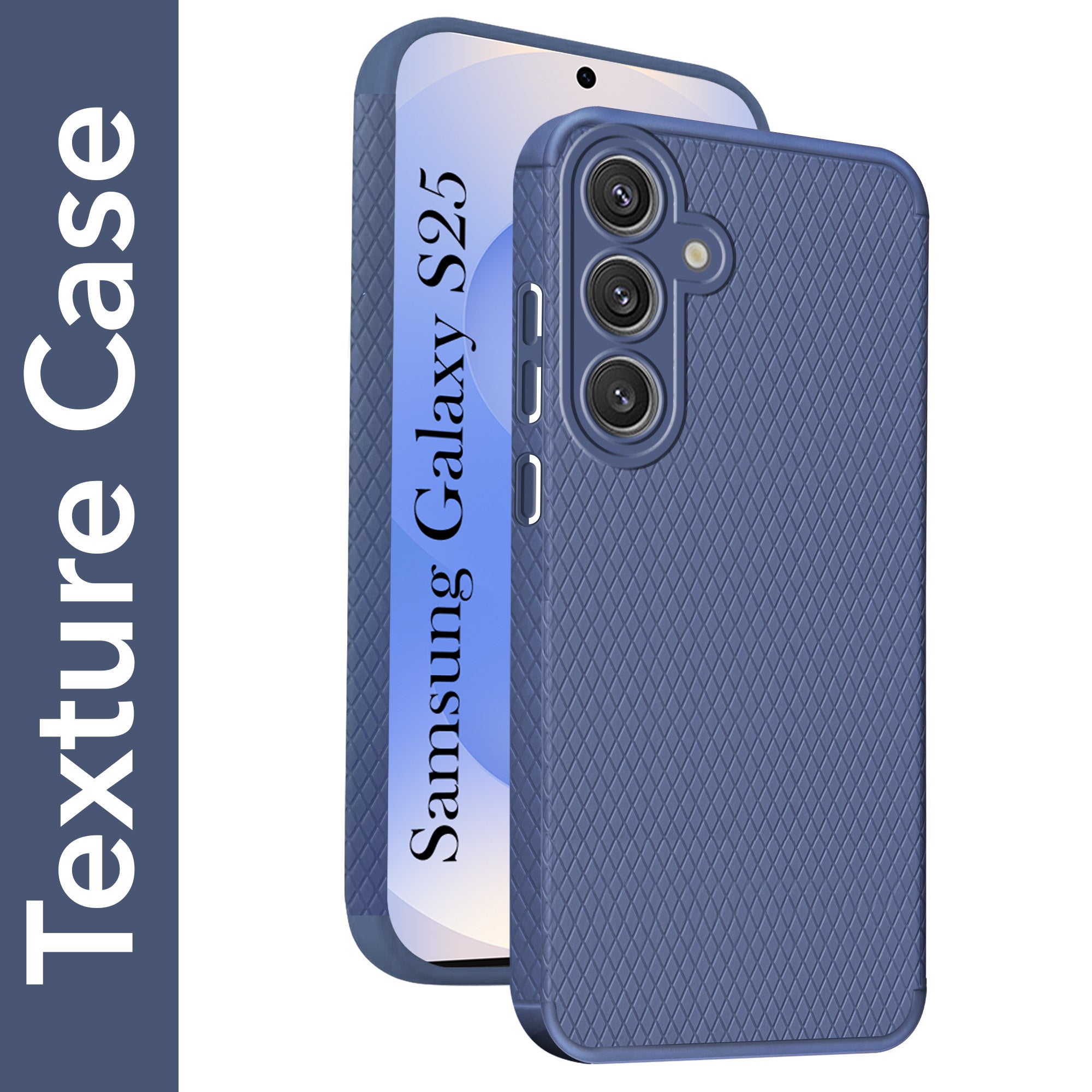 For Samsung Galaxy S25 Back Cover Case (Liquid Silicone | Side Grip | Camera Protection)