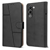 For Oppo A5 5G Flip Cover Case ( Stitched Leather with Magnetic Closure)