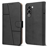 For Oppo A5 5G Flip Cover Case ( Stitched Leather with Magnetic Closure)