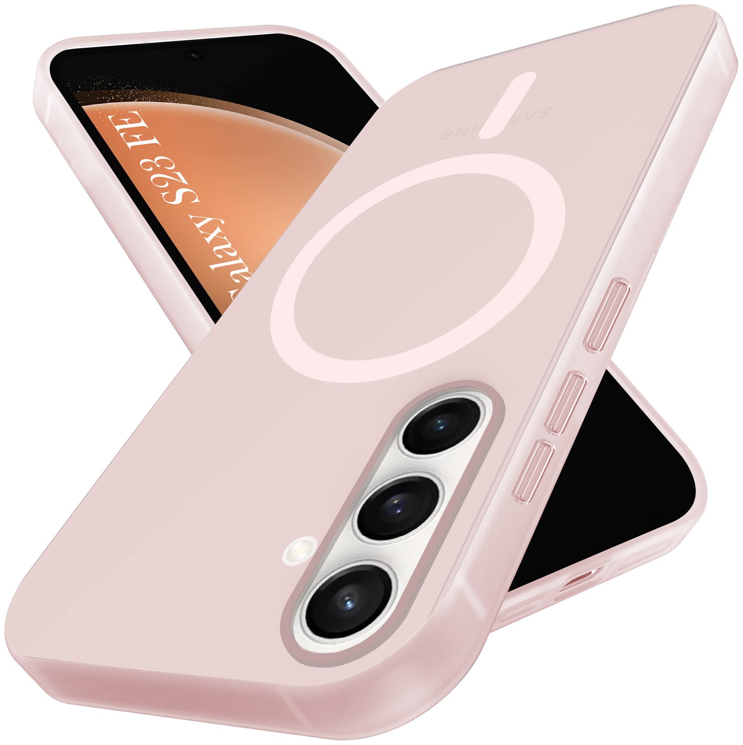 For Samsung Galaxy S23 FE 5G Back Cover Case (Frosted Matte Feel | MagSafe Compatible Wireless Charging | Polycarbonate Material)