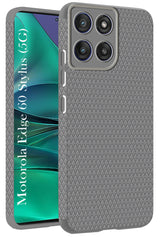 For Motorola Moto Edge 60 Stylus  Back Cover Case  (Liquid Silicone | Side Grip | Camera Protection)