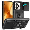 For Realme 15 Back Cover Case (Sliding Shutter Camera Protection | Polycarbonate |Ring Holder Kickstand)