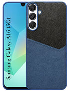 For Samsung Galaxy A16 5G Back Cover Case (Dual PU Leather Stitch | Professional Minimalist | Soft and Flexible)