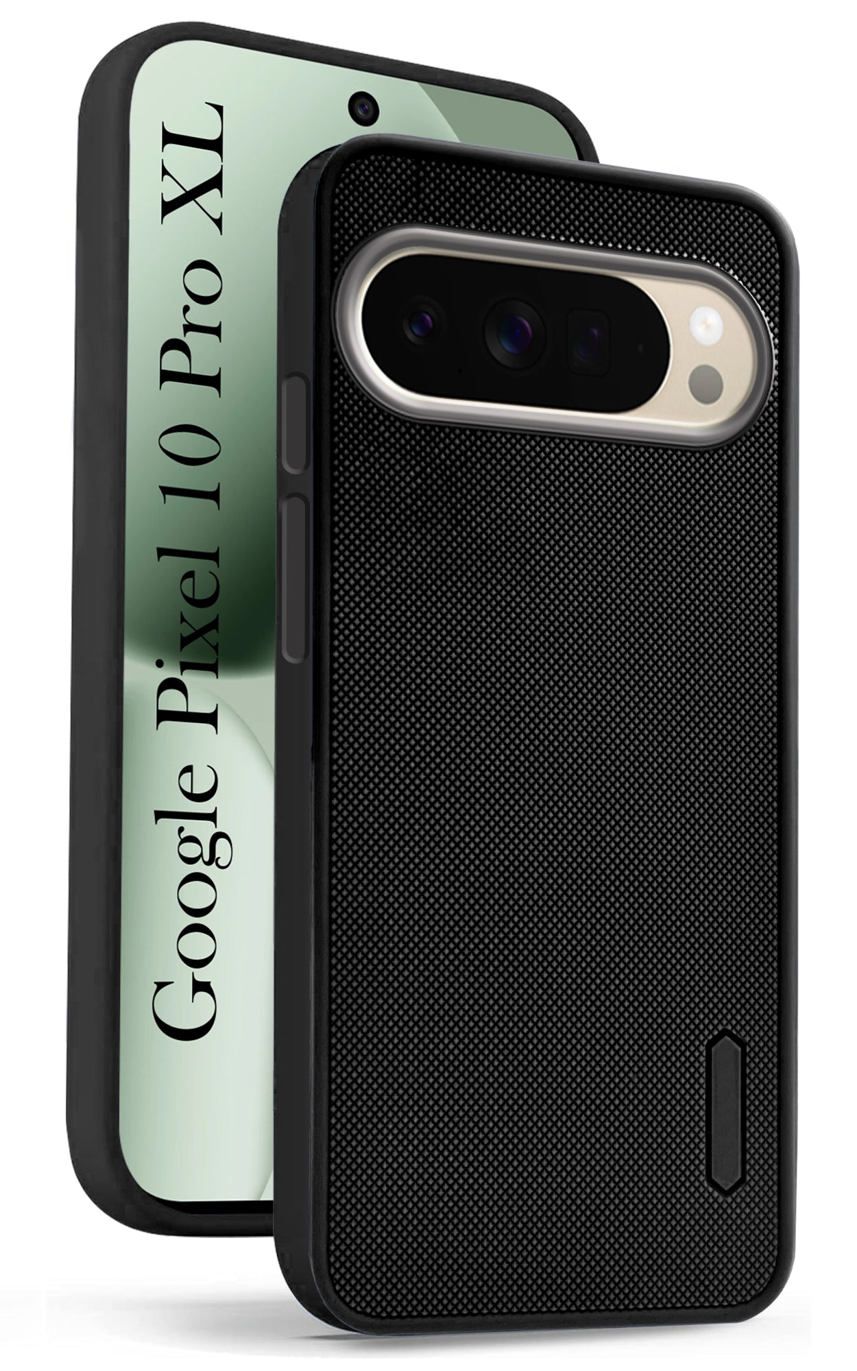 For Google Pixel 10 Pro XL Back Cover Case Rubberised (Textured Grip Design | Micro-Fiber Cloth Inside | Slim and Light Weight | Soft Touch and Feel)