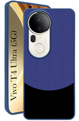 For Vivo T4 Ultra Silicone Finish Back Cover Case (Premium Minimalist Professional Feel | Camera Protection Bump)