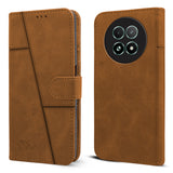For Realme 13 5G Flip Cover Case ( Stitched Leather with Magnetic Closure)