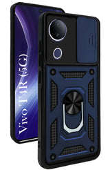For Vivo T4R Back Cover Case (Hybrid Dual Armor Polycarbonate)