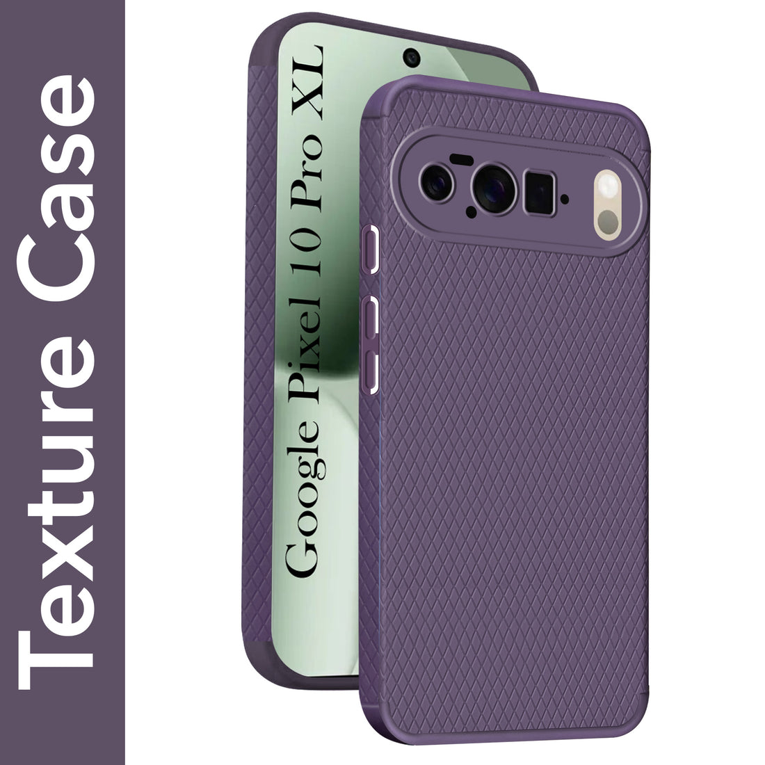 For Google Pixel 10 Pro XL Back Cover Case Liquid Silicone (Camera Protection | Side Grip Texture | Soft and Flexible)
