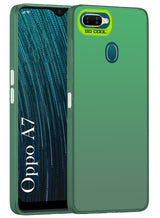 For Oppo A7 Hard Back Cover Case (Velvet Touch | Professional Glossy Finish | Camera Protection Bump)