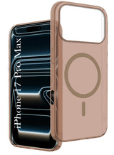 For Apple iPhone 17 Pro Max Back Cover Case (Frosted Matte Feel | MagSafe Compatible Wireless Charging)
