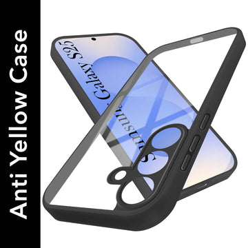 For Samsung Galaxy S25 Back Cover Case (Lifetime Anti Yellow | Anti Scratch | Crystal Clear Shockproof)