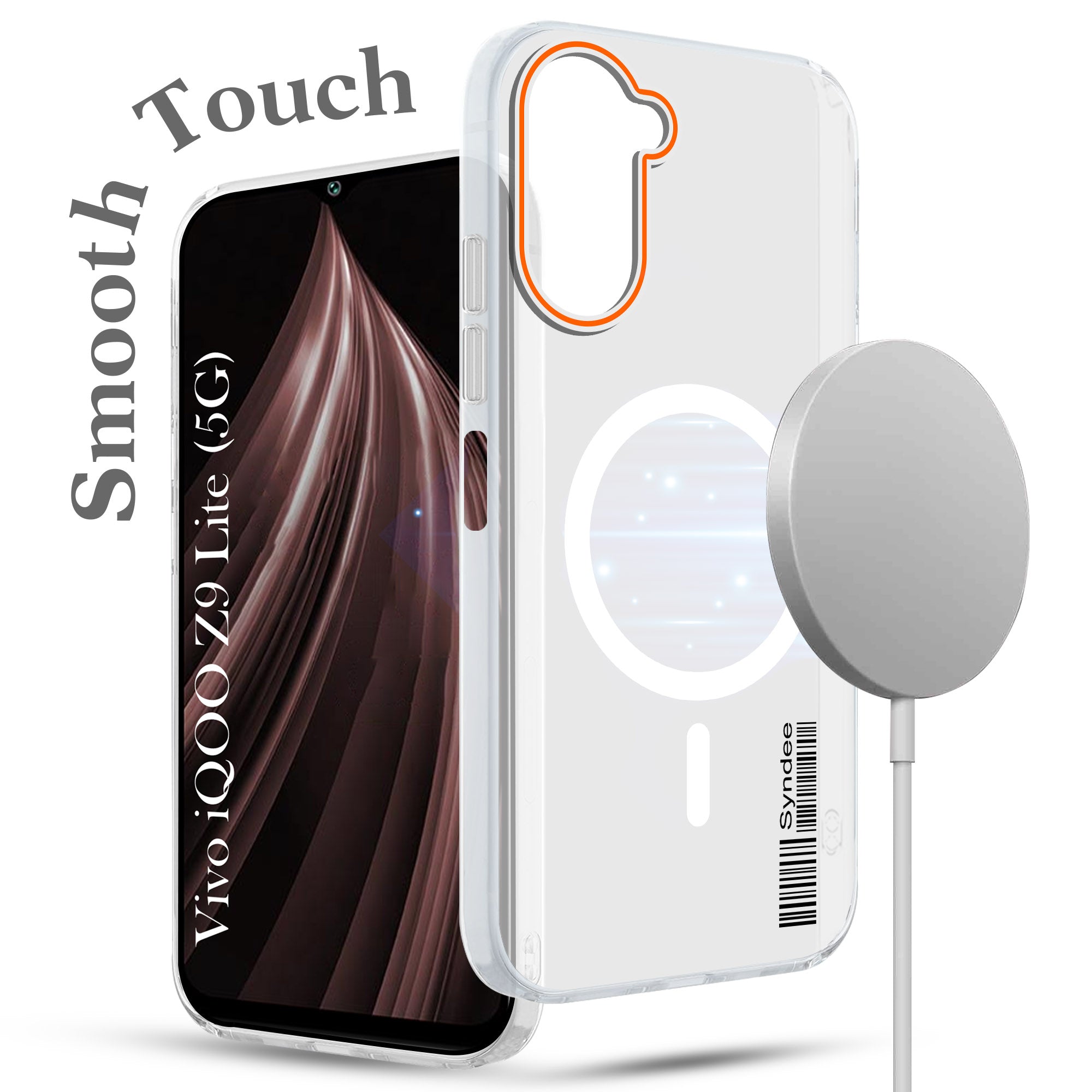 For Vivo iQOO Z9 Lite Back Cover Case (Soft Touch | Camera Bump Protection | MagSafe Compatible | Matte Finish)