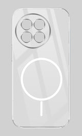 For OnePlus 13R 5G Back Cover Case (Crystal Clear Case | MagSafe Wireless Charging Support | Hard Anti Yellow | Camera Protection Bump)