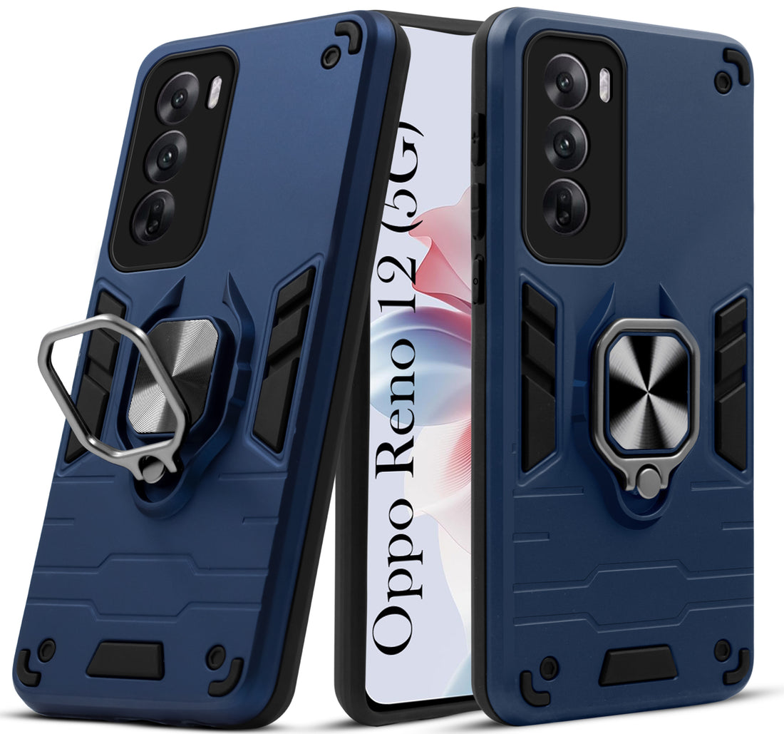 For Oppo Reno12 5G | Oppo Reno 12 5G Back Cover Case (Shockproof Polycarbonate Dual Layer Hybrid Armor)