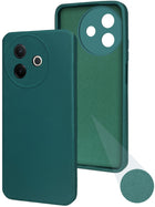 For Vivo Y39 Back Cover Case (Matte Finish Silicone with Inside Fiber Cloth)