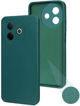 For Vivo Y39 Back Cover Case (Matte Finish Silicone with Inside Fiber Cloth)