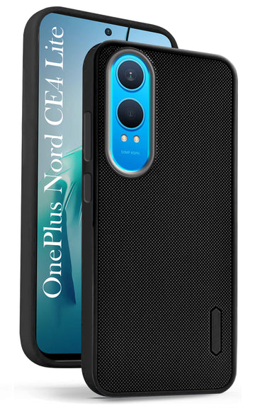 For OnePlus Nord CE 4 Lite Back Cover Case Rubberised (Textured Grip Design | Micro-Fiber Cloth Inside | Slim and Light Weight | Soft Touch and Feel)