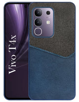 For Vivo T4x | Vivo Y31 Pro Back Cover Case(Dual PU Leather Stitch | Professional Minimalist | Soft and Flexible)