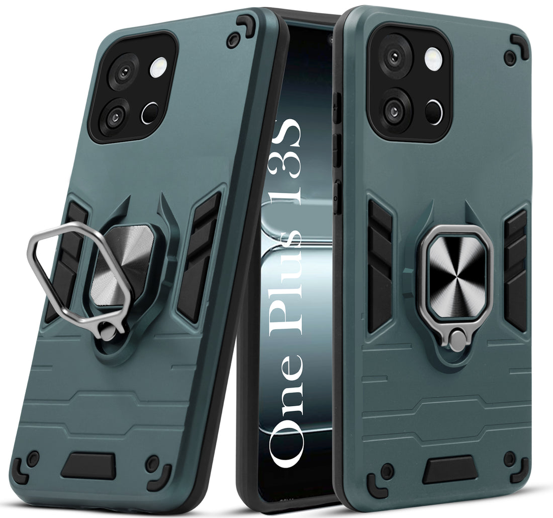 For OnePlus 13S Back Cover Case (Shockproof Polycarbonate Dual Layer Hybrid Armor)