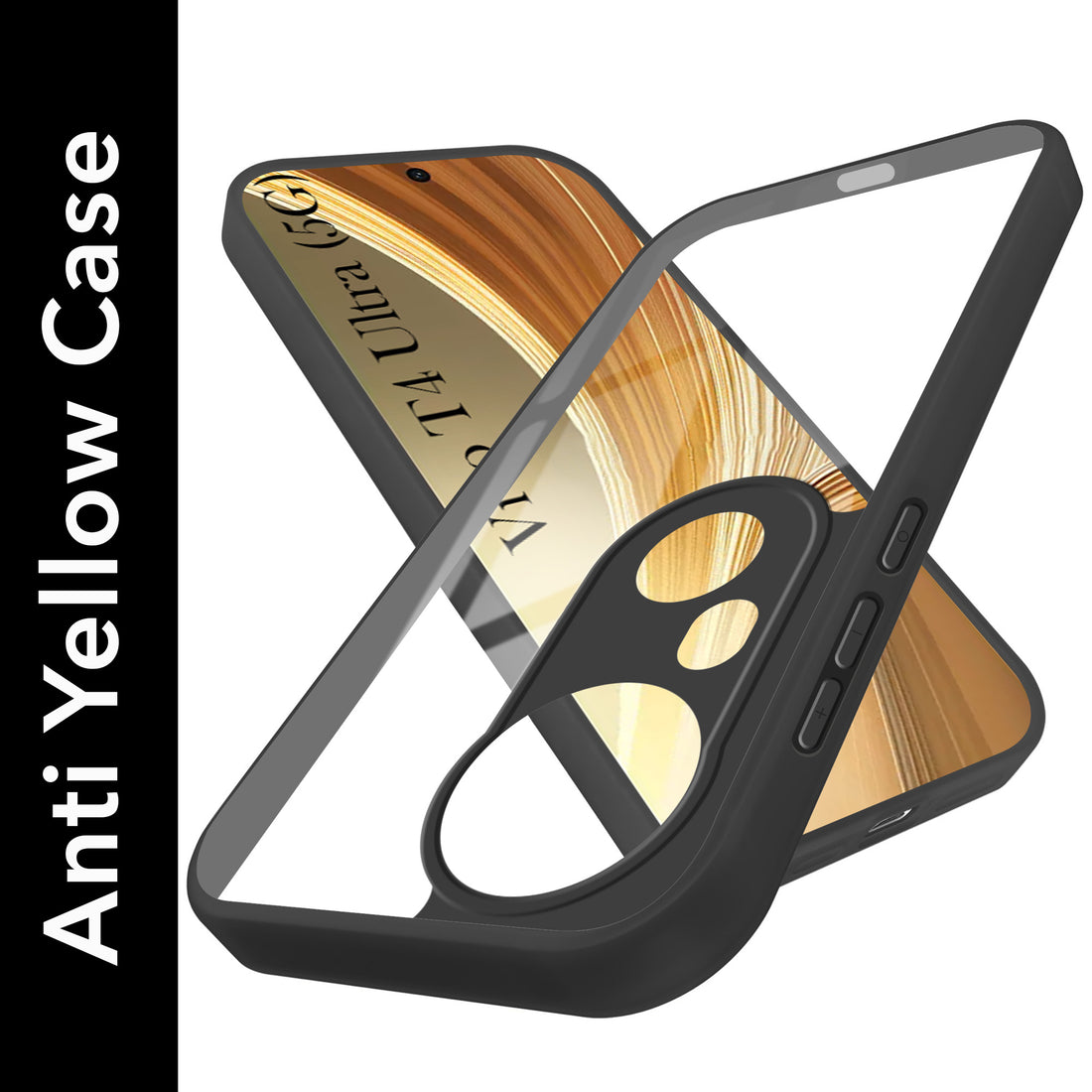 For Vivo T4 Ultra Back Cover Case (Lifetime Anti Yellow | Anti Scratch | Crystal Clear Shockproof)