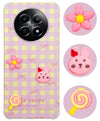 For Realme 12 | Realme 12X Back Cover Case (3D Cute Cartoons | Hard Back Side Soft | Matte Premium Finish | HD Printing)