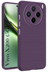 For Vivo X200 5G Back Cover Case (Liquid Silicone | Side Grip | Camera Protection)