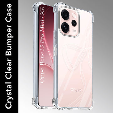 For Oppo Reno15 Pro Mini 5G | Oppo Reno 15 Pro Mini 5G Back Cover Shockproof Crystal-Clear (Drop & Camera Protection | Hard Polycarbonate)