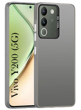 For Vivo Y200 Hard Back Cover Case (Velvet Touch | Professional Glossy Finish | Camera Protection Bump)