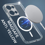 For Oppo Reno13 5G | Oppo Reno 13 5G Back Cover Case Lifetime Anti-Yellow MagSafe Compatible Clear (Sleek Hard Crystal | Shockproof and Camera Protection)