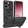 For Oppo Reno15 Pro Mini 5G | Oppo Reno 15 Pro Mini 5G Back Cover Case Hybrid Armor (Sliding Shutter Camera Protection | Polycarbonate |Ring Holder Kickstand)
