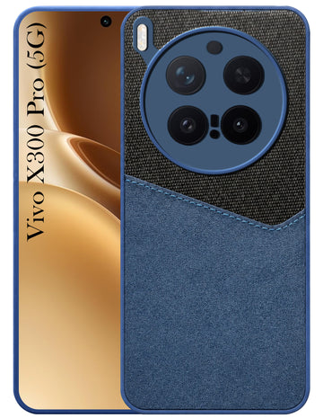 For Vivo X300 Pro Back Cover Case (Dual PU Leather Stitch | Professional Minimalist | Soft and Flexible)