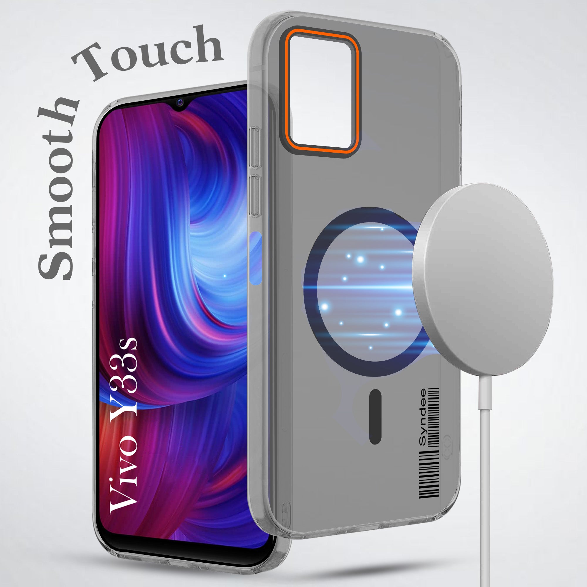 For Vivo Y33s Back Cover Case (Soft Touch | Camera Bump Protection | MagSafe Compatible | Matte Finish)