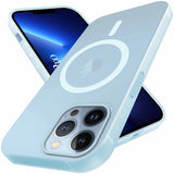 For Apple iPhone 13 Pro Back Cover Case (Frosted Matte Feel | MagSafe Compatible Wireless Charging | Polycarbonate Material)