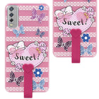 For Vivo Y12s | Y11s | Y12G Back Cover Case (3D Cute Heart Strap Holder | Camera Protection | Designer Girls Print)