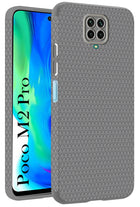 For Poco M2 Pro Back Cover Case (Liquid Silicone | Side Grip | Camera Protection)