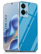 For Motorola Moto G96 Back Cover ( Silicone Clear Shockproof Case with Camera Protection | Soft and Flexible | Transparent)